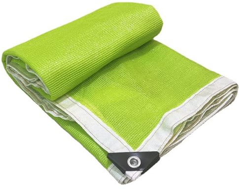 WQPMNYG Malla de Sombra Rectangular Resistente con Ojales de 2x12 m para jardín, Invernadero, pérgola, Cultivo de Plantas y gallinero - Malla Verde