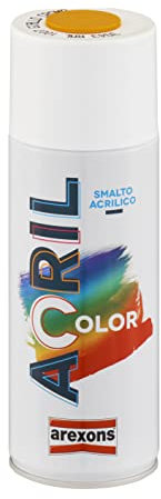 AREXONS BOMBOLETTA SMALTO SPRAY ACRILICO 400ml 3943 GIALLO CROMO RAL 1007, 400 ml (Confezione da 1)