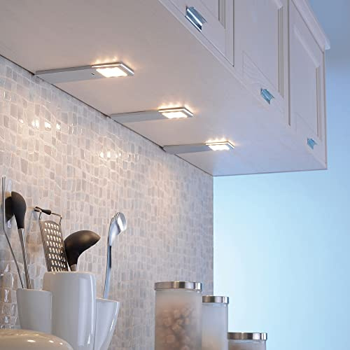 Paul Neuhaus LED-Unterbauleuchten, 3er Set, Aluminium, warmweiß, 6W | 720lm, modern, Artikelnr. 1121-95-3