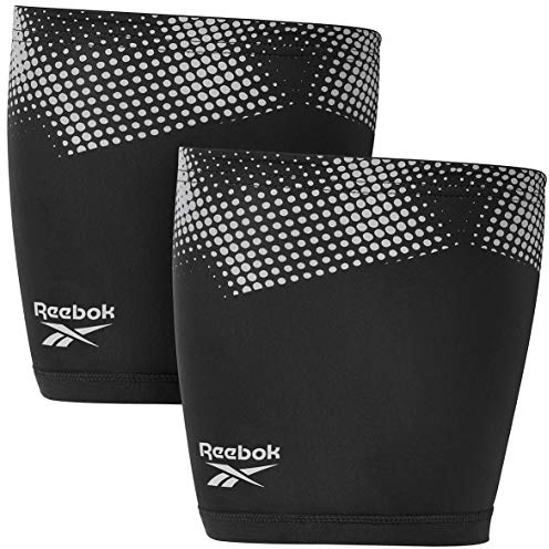 Reebok Unisex Calf Kompressions sleeve, Black, Gro Schenkel 45 cm EU