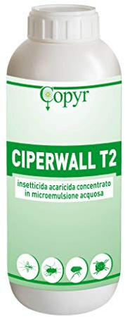 COPYR CIPERWALL INSETTICIDA ACARICIDA CONCENTRATO 1 LT MOSCE ZANZARE BLATTE ECC
