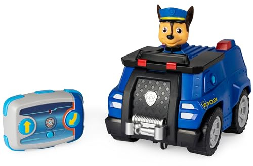 Paw Patrol, Chase Remote Control Police Cruiser with 2-Way Steering, for Kids Aged 3 and Up
