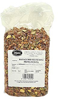 1 Kg Sacchetto Pistacchio Sgusciato 1a Scelta per Gelateria e Pasticceria Shelled Pistachio Bag