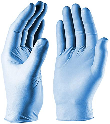 Blue medical grade Nitrile gloves - Strong, Multi-Purpose, Powder Free Simply Sanitize X-Large Nitrile Gloves - BNG004 - 100PK