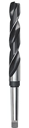 RUKO Spiralbohrer mit Morsekegel DIN 345 N, HSS-G, Ø 17,0 mm Bohrer rechtsschneidend