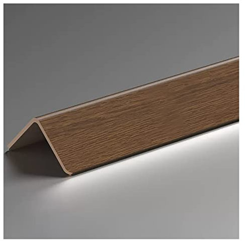 Eckschutzprofil eckschutzkanten Holzmaserung Eckschutzleisten Für Wände, PVC Kantenschutz/ Selbstklebend Shield Winkelpuffer, Schwerlast-Eckschutz Kantenschutzleiste ( Color : 36mm brown , Size : L 90