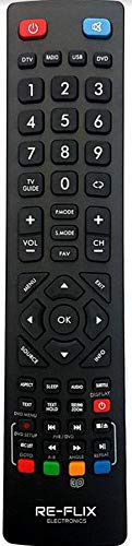 Re-Flix Universalfernbedienung UCT-053 für Orion RC1912 TV40FX6900