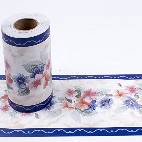 Cenefas Adhesivas Para Paredes 10M/rollo autoadhesivo impermeable líneas de cintura papel pintado baño línea de rodapié decoración zócalo pasillo suelo bordes pegatina ( Color : 26 , Size : 10cmx10M )