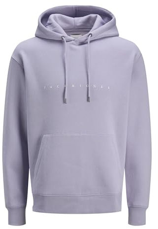 JACK & JONES Jjestar Jj Sweat Hood Noos Felpa con Cappuccio da Uomo, Lavanda Languid, M