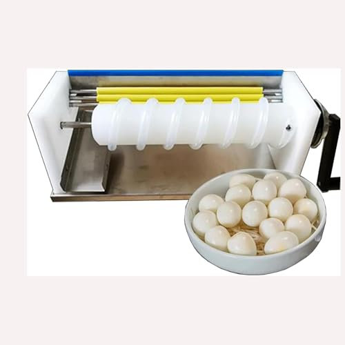 LHQYA Manuelle Wachteleier-Schälmaschine, Kleine Vogeleier-Schälmaschine Aus Edelstahl, Leicht Zu Schälen/25 Kg/Stunde/kein Drücken Erforderlich, Für Hot-Pot-Restaurants