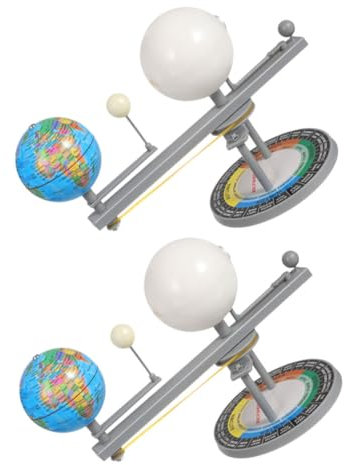 BESPORTBLE 2pcs Sun Earth Moon Astronomische Wissenschaft Kit Solar System Bildungskit Lehrwerkzeug Kinder Astronomie Modelle Wissenschaft Kit