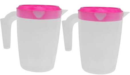 Homoyoyo 2pezzi Contenitore Per Bevande in Plastica Con Perdite Adatta Per Acqua Fredda Succhi e Per Frigorifero Ristoranti e Bar