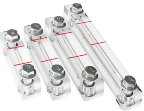 Specchio dell'olio del compressore d'aria a vite, spia dell'olio, indicatore del livello dell'olio, distanza tra i fori della finestra dell'olio 40 50 60 80 100 120 150 200 MM(80mm Screw M10)