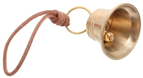 CONGARTENO Campanello in Ottone Piccolo con Suono Soffice per Porta Campanella Feng Shui Decorativa per Casa Giardino Finestra e Porta Design Multiplo per Campanello Campanelli Musicali