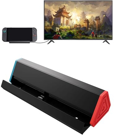Antank Switch 2 TV Dock Kompatibel Nur Mit Nintendo Switch 2 | Aluminiumlegierung Einziehbar Docking Station mit 4K@120Hz HDMI Ausgang/100W Eingang/USB-Anschluss