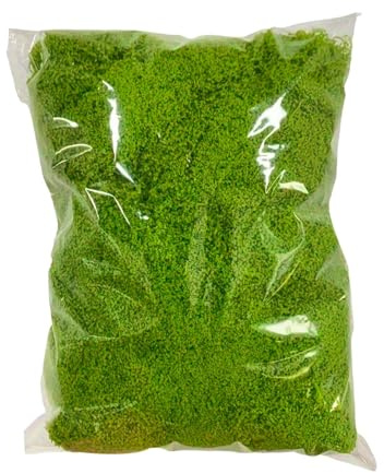Muschio artificiale per artigianato, 300 g, decorazione verde artificiale realistica, muschio per piante da interno, per terrario, vaso per piante grasse, casa, parete, Natale, matrimoni, vacanze