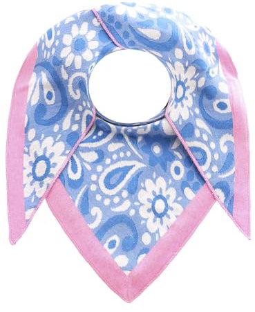 Zwillingsherz Damen Schal Dreieckstuch Dreieckschal Leo Dog Zebra süßer Dackel Blumige Aussichten u. a. kuschelig weich Baumwolle Polyester großes warmes Halstuch Frühling Herbst Winter