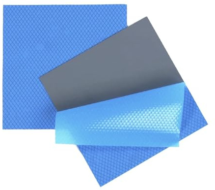 Termokudde i silikon, 22 W, 0,5 mm, 1,0 mm, 2., 3. tjock, 100 x 100, termiska ledarkuddar, GPU, CPU, laptop blad (22 w 100 x 100 x 0,5 mm)