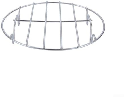 Air Fryer Accessories 6-9 Inch Metal Grill Rack for 3.5L-4.1L Fryers - Stainless Steel Roasting Tray for BBQ Skewers Baking(7 inches)