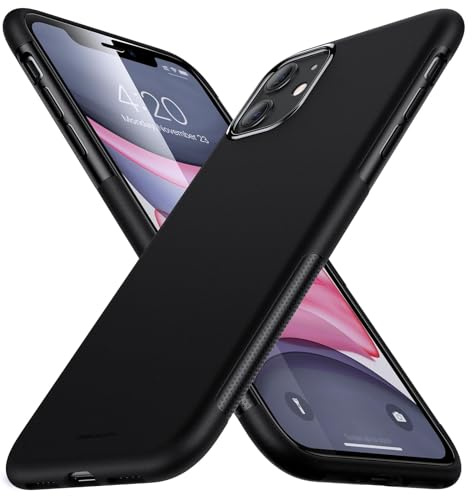 UNBREAKcable iPhone 11 Case - Soft Frosted TPU Ultra-Slim iPhone 11 Stylish Protective Cover for 6.1-inches iPhone 11 (2019) [Drop Protection, Non-slip] - Black