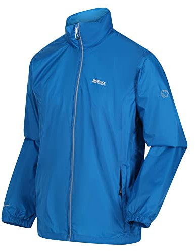 Regatta Herren Mens Lyle IV Waterproof Breathable Packable Jacket Coat Regenjacke, Imperial Blue,