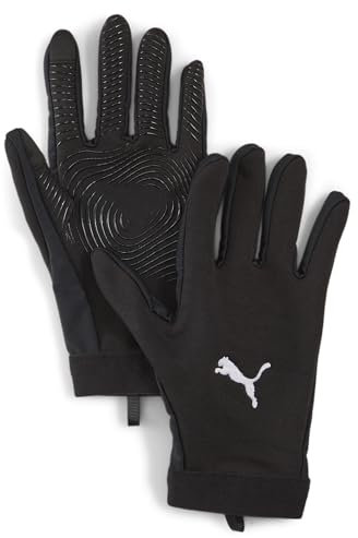 PUMA Unisex Field Player Gloves individual WINTERIZED Player Glove, Black-White, L