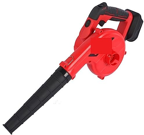 YHUEGH Gardens Leaf Blower, 1000W 2 in 1 Handheld Blower Cordless Vacuum with Leaf Collection Bag, Electric Leaf Blower Battery Powered Leaf Blower for Snow Blowing & Lawn Care Yard Cleaning