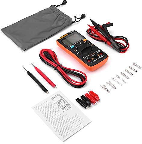 AN8008 True Rms Digital Multimètre AC DC Voltage Ampèremètre Current Ohm Meter, Multi-testeurs