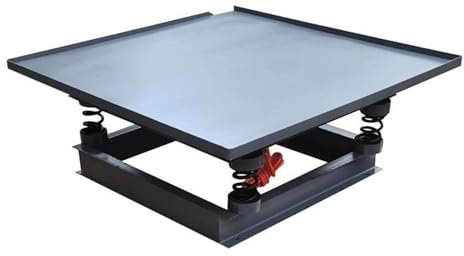 Table vibrante en béton, bloc d'essai de mortier de ciment, petit banc d'essai expérimental plat, vibrateur à plaque plate JIYAMI'EN EL (Size : 0.8m 220V adjust frequency)