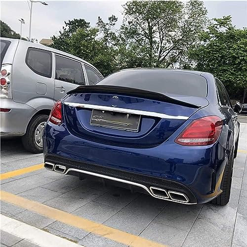TaoZong Auto Heckspoiler für Mercedes-Benz W205 C-Klasse C180 C200 2015 2016 2017 2018,Auto-Heckflügel Kofferraumspoiler Auto Dekoration Zubehör