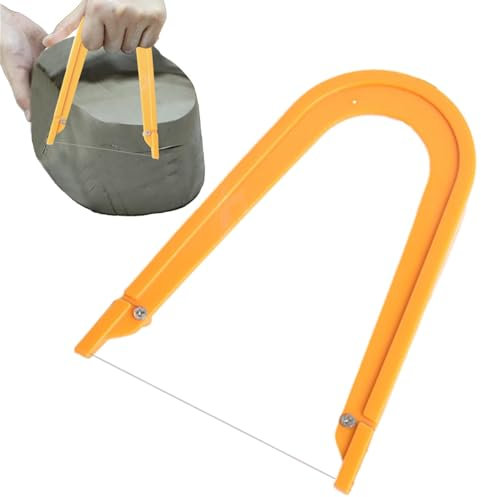 Clay Cutter Wire,U Design Angle Cutting Clay Tool | Pottery Clay Angle Cutting Tools, Mud Bevel Bow Cutter Wire, Bevel Cutter Ceramic Forming Sculpture Tool
