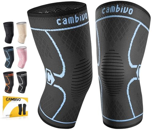 Rodilleras Gym de Compresion Transpirable y Antideslizante para Deporte