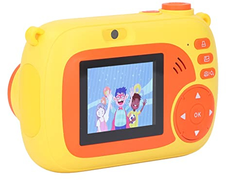 Vomeko Kids Camera Instant Print, Thermal Printing Selfie Camcorder Toy 2.4in HD Screen for Kids Birthday