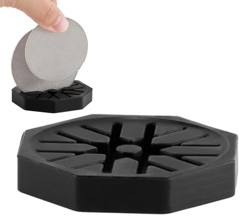 Porta Dello Schermo Del Disco In Silicone - Portabiatte Da Filtro Caffè, Organizzatore Di Espreso Stabile | Setup Bancone Della Base Stoccaggio Universall, Accessorio Per Stazione Caffè Robusta Baris