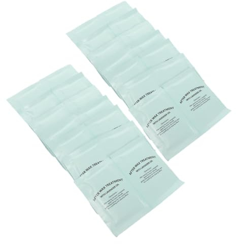 LIFKOME Lot de 30 Lingettes Nettoyantes à Huile Après Épilation pour Peau, Usage Domestique, Non Tissées, Efficaces pour Éliminer les Taches Grasses
