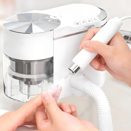 Taladro Profesional para Uñas con Succión Integrada, Kit portátil 2 en 1, extractor de polvo potente de 200W, RPM ajustable hasta 30,000, ≤68dB, diseñado para artistas de uñas