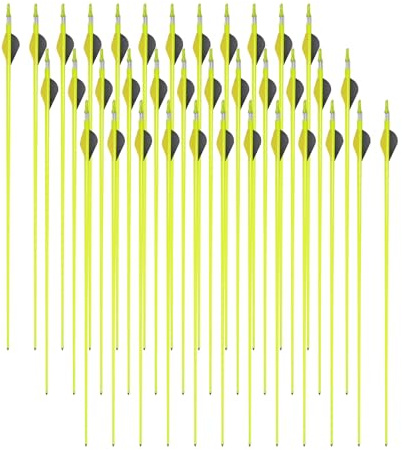 LN Cozy CORNE Carbon Arrows 30 Spine Mixed Hunting Arrows with Removable Steel Tips for Recurve Bow Compound Bow & Longbow Target Practice