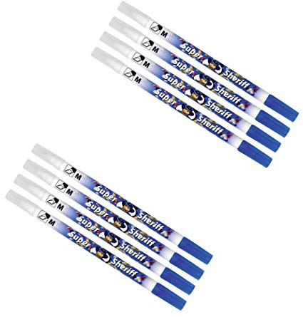 Pelikan 258M/2/B Super-Sheriff - Borrador de tinta, punta M, multicolor, M, 1