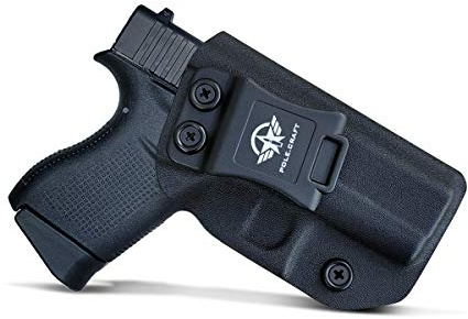 IWB Tactical KYDEX Gun Holster Pistola Softair Fondine Fits: Glock 43 43X Pistol Case Inside Concealed Carry Holster Guns Accessories (Black, Right Hand Draw (IWB))