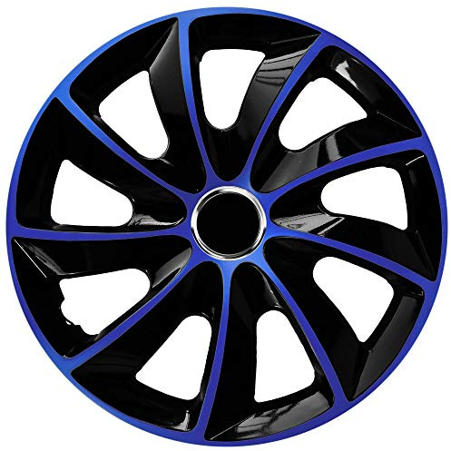 Radzierblende STIG EXTRA schwarz/blau 17 Zoll 4er Set