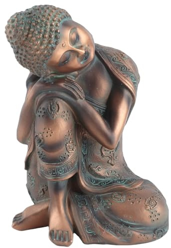Buddha Sitting Buddha Ornament Sitting Statue Buddha Ornaments for The Home Small Buddha Ornaments Indoor in Southeast Asian Style, Garden Buddha Statue Outdoor for Living Room Bedroom