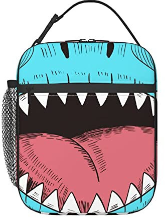 Caja de almuerzo personalizada para niños Bolsas de almuerzo personalizadas con nombre Lonchera aislada personalizada para niños Hombres Mujeres Escuela Oficina Picnic - Serie de dinosaurios para