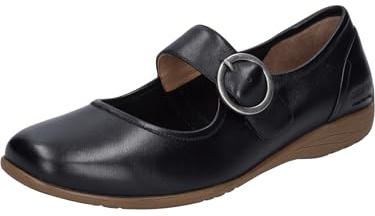 Josef Seibel Femme Ballerines à lanières Fenja 18, Dame Ballerines,Largeur G (Normale),Ballerines,Mary-Jane,Noir (Schwarz),36 EU / 3 UK