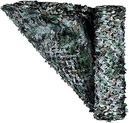 ANGUOEY Woodland Camo Netting Camo Tarp Camouflage Nets Große Tarnung Netting Militärüberschüssiger Roll for Jagd for die Autoabdeckung Sonnenschutz Ente Blinding Camping Outdoor Party Dekoration