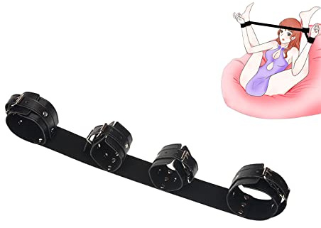 Limmion SM Bondage Set esposas bondage y grilletes de muslo juguetes sexuales para parejas, kit BD-ṠM juego de restricciones para parejas Fetiche Erótico Postura Forzada Juguetes Adultas