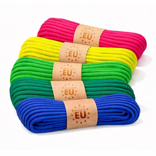 EdcX Paracord 4 mm, 20+ Militärfarben (15 m, 30 m, 50 m, 100 m, 300 m) | Ideal zum Basteln, Camping, Outdoor| 100% Nylonseil 4 mm | Taktische Kordel 550 Typ III