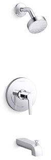 Kohler K-TS97074-4Y-CP Pitch Rite-Temp Bath and Shower Trim Kit, 2.5 GPM, Polished Chrome