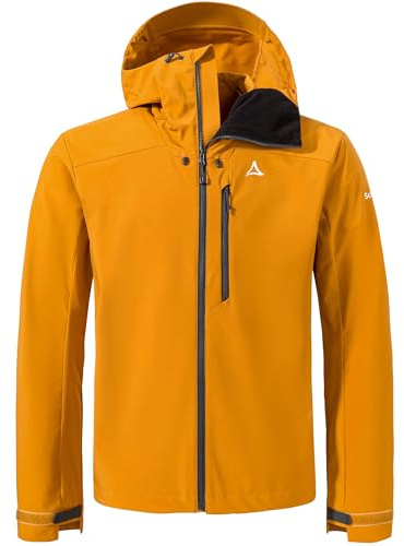Schöffel Herren Hybrid Jk Style Salza MNS, MTB Jacke mit helmtauglicher Kapuze, wasser- und windabweisende Fahrradjacke, leichte Jacke mit 4-Wege Stretch