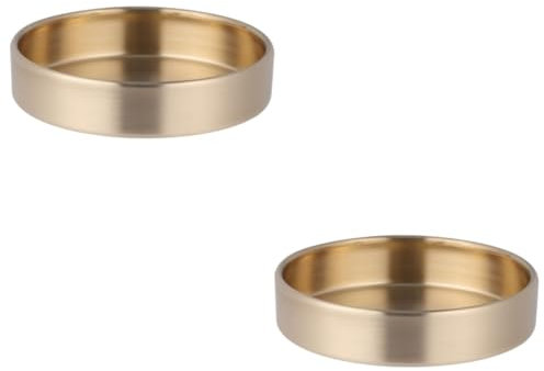 Ciieeo 2pièces Organisateur Rond Pour Cosmétiques Et Bijoux Plateau De Rangement Pratique Et Élégant Décor