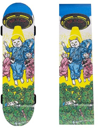 duoyif Grip Tape Skateboard Griptape, Scooter Skateboard Carta Vetrata, Grip Tape Per Skateboard Longboards Scooter Roller Board - No Bolle, Antiscivolo, Antiusura (Nobile Gatto, 84x23cm)